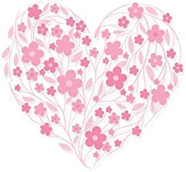 Sizzix שכבה כרטיסי מלאכה ברורה מייצרת 3PK Blossom Heart מאת ליסה ג'ונס | 665905 | פרק 4 2022 בולים, Mulitcolour